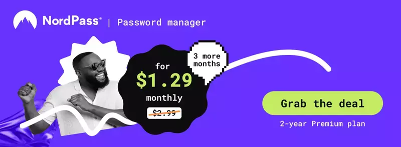 NordPass cyber sale 2023