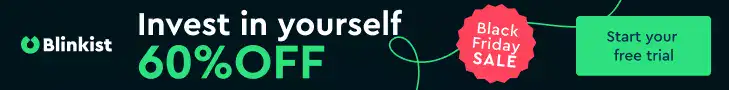 blinkist 60 off banner