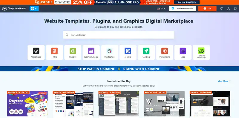 TemplateMonster sale