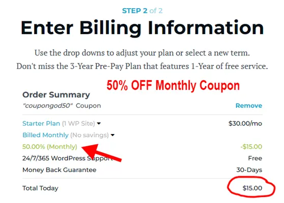 rocket hosting monthly coupon